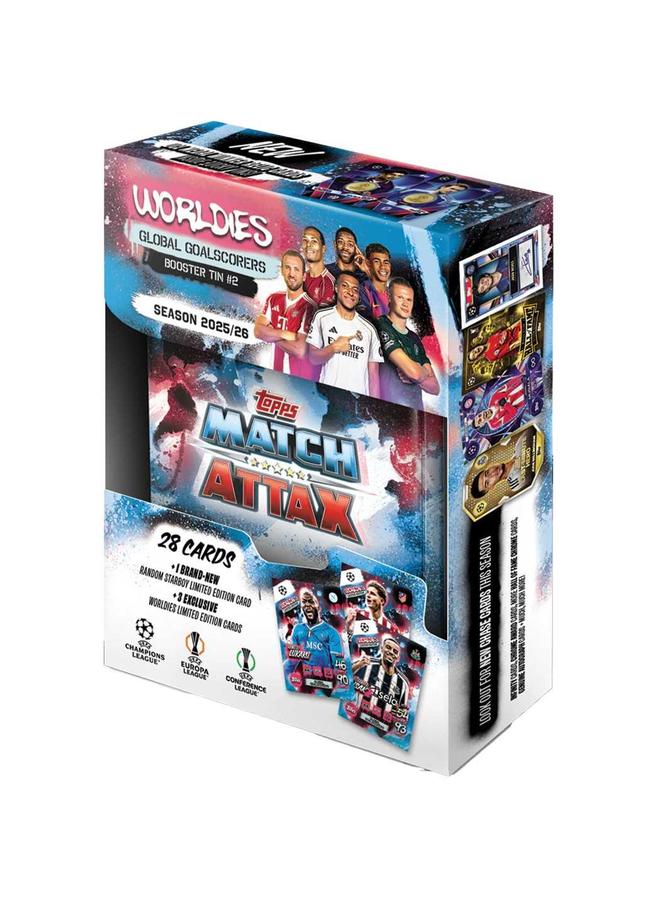Topps بطاقات تداول توبس ماتش أتاكس لمنافسات الأندية UEFA 2025/2026 في علبة صغيرة (قطعة عشوائية واحدة) - Image 2